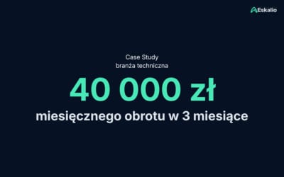 Jak producent osiągnął już po 3 miesiącach 40 000 zł miesięcznej sprzedaży na Allegro